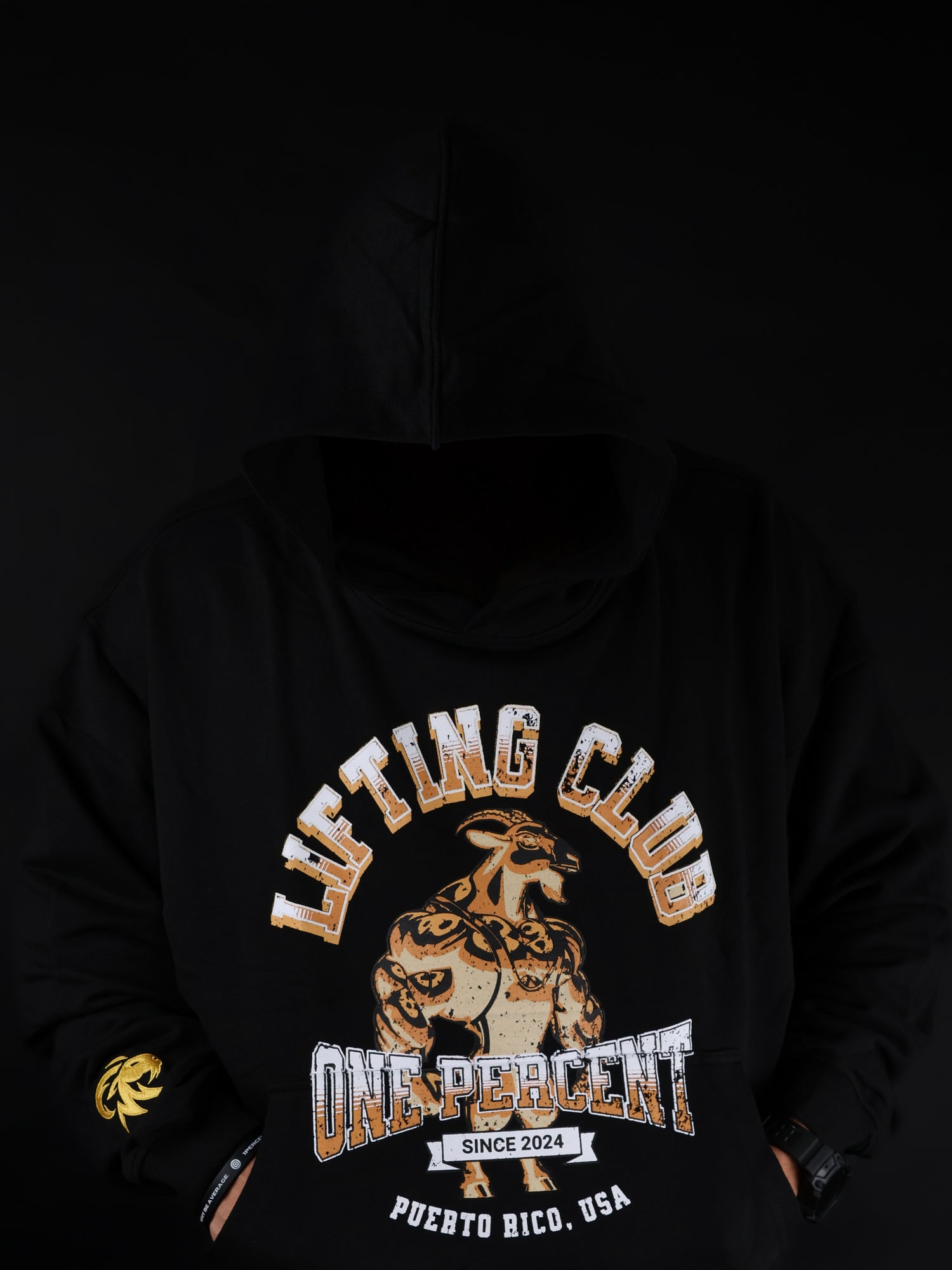 Oversized Hoodie Golden Goat Lifting Club